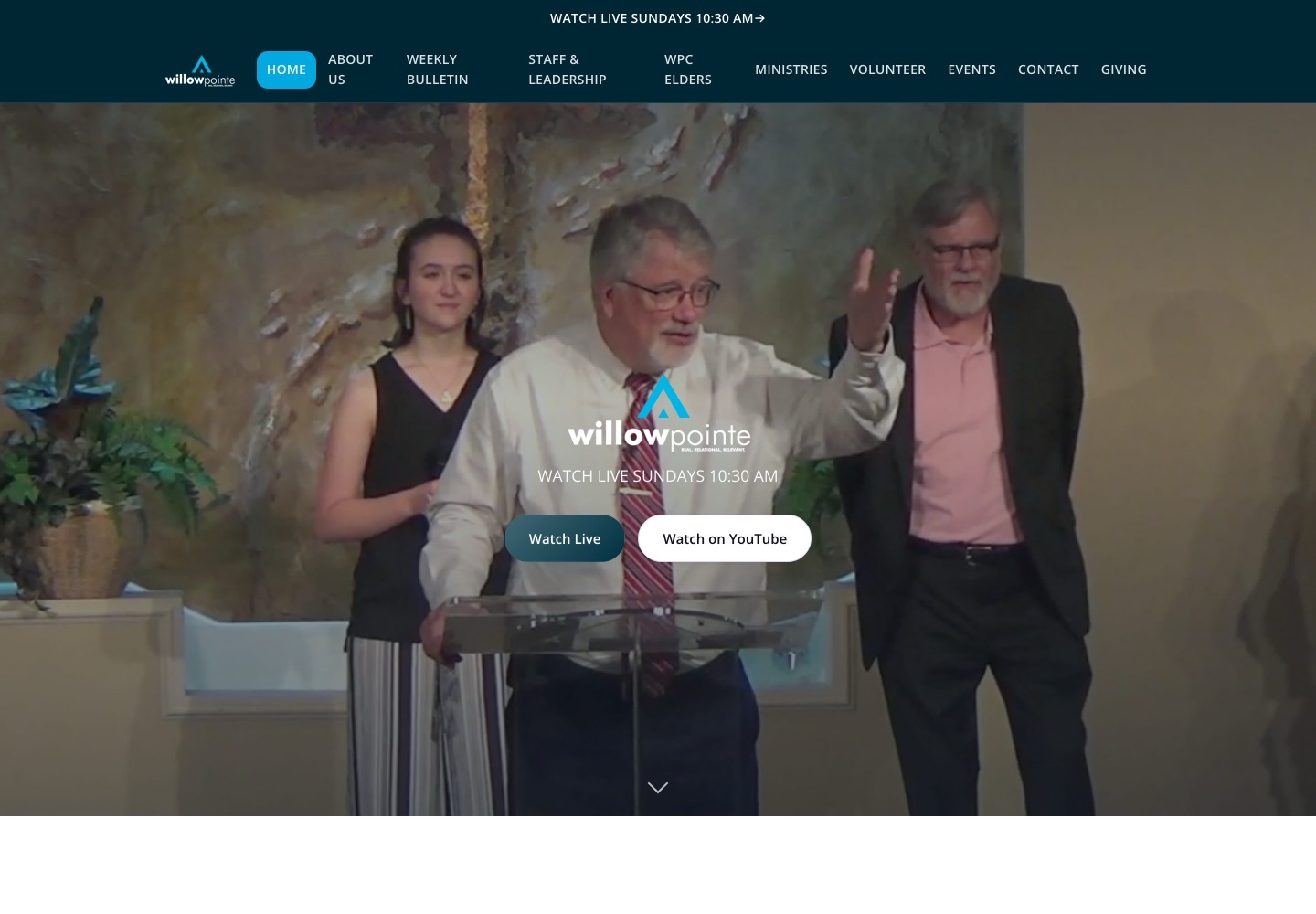 Willow Pointe Church website